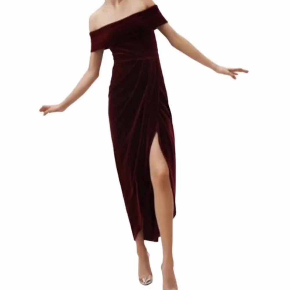 Anthropologie BHLDN Edison Velvet Dress